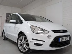 Vit Begagnad 2014 Ford S-MAX Business Edition Minibuss | 139 900 kr (Lite dyr)