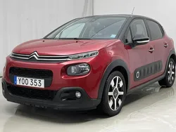 Röd Begagnad 2018 Citroën C3 Shine Halvkombi | 79 000 kr (Bra pris)