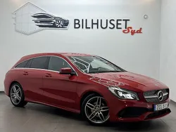 Röd Begagnad 2017 Mercedes CLA200 Shooting Brake AMG Kombi | 208 500 kr (Marknadspris)