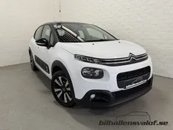 Vit Begagnad 2018 Citroën C3 PureTech Halvkombi | 129 900 kr (Marknadspris)