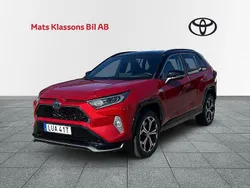 Röd Begagnad 2020 Toyota RAV4 Hybrid Style SUV | 399 000 kr (Marknadspris)