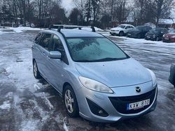 Blå Begagnad 2013 Mazda 5 Minibuss | 69 900 kr