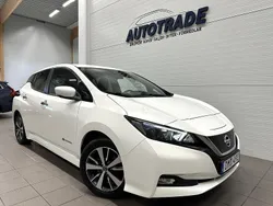 Vit Begagnad 2018 Nissan Leaf Acenta Halvkombi | 129 900 kr (Dyr)