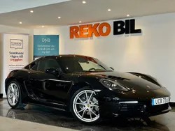 Svart Begagnad 2018 Porsche 718 Cayman Sportkupé | 589 900 kr