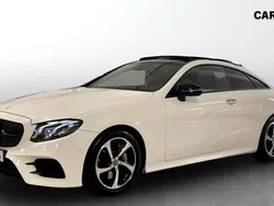 Vit Begagnad 2017 Mercedes E220 AMG Sportkupé | 289 900 kr (Marknadspris)