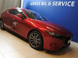 Röd Begagnad 2019 Mazda 3 Halvkombi | 249 900 kr (Marknadspris)