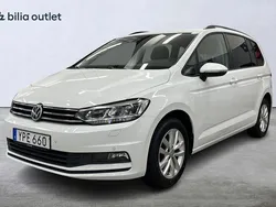 Vit Begagnad 2017 VW Touran Minibuss | 209 900 kr (Marknadspris)