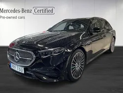 Svart Begagnad 2024 Mercedes E300 AMG Kombi | 789 000 kr (Dyr)
