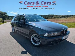 Mörkblå (blå) Begagnad 2003 BMW 520 Kombi | 49 900 kr (Marknadspris)