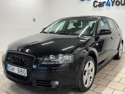 Svart Begagnad 2005 Audi A3 Sportback Comfort Halvkombi | 59 500 kr (Marknadspris)