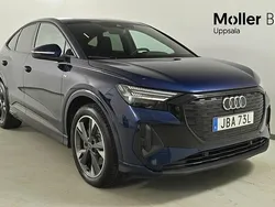 Blå (navarrablå metallic) Begagnad 2024 Audi Q4 Sportback e-tron S-Line SUV | 589 000 kr (Marknadspris)