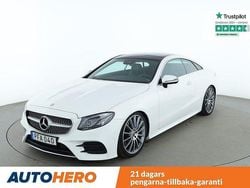 Vit Begagnad 2017 Mercedes E200 AMG line Sportkupé | 359 000 kr (Marknadspris)