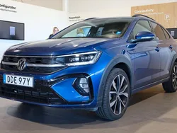 Blå Begagnad 2024 VW Taigo R-line SUV | 249 900 kr (Marknadspris)