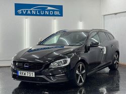 Svart Begagnad 2018 Volvo V60 R-Design Kombi | 209 800 kr