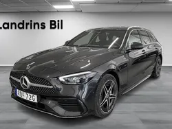 Grå Begagnad 2024 Mercedes C300e AMG line Kombi | 569 900 kr (Marknadspris)