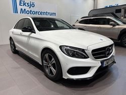 Vit Begagnad 2015 Mercedes C220 AMG line Sedan | 249 900 kr (Dyr)