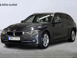 Grå Begagnad 2015 BMW 318 Sport Line Kombi | 164 900 kr (Marknadspris)