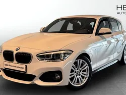 Vit (white) Begagnad 2017 BMW 118 M Sport Halvkombi | 158 700 kr (Marknadspris)