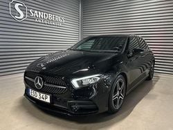 Svart Begagnad 2019 Mercedes A180 AMG Halvkombi | 217 500 kr (Marknadspris)