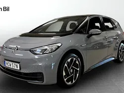Grå (moonstone grey black) Begagnad 2022 VW ID.3 Pro Performance Halvkombi | 274 900 kr (Marknadspris)