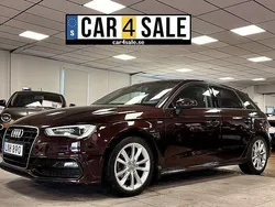 Röd Begagnad 2016 Audi A3 Sportback S-Line Halvkombi | 137 900 kr (Marknadspris)