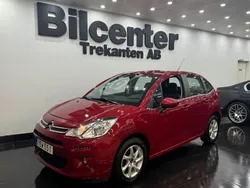 Röd Begagnad 2016 Citroën C3 Halvkombi | 69 900 kr (Marknadspris)