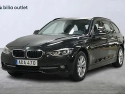 Svart Begagnad 2016 BMW 318 Sport Line Kombi | 144 900 kr (Marknadspris)
