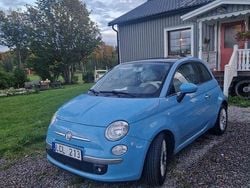 Blå Begagnad 2011 Fiat 500 Lounge Halvkombi | 45 000 kr (Bra pris)