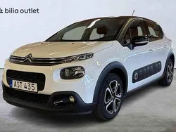 Vit Begagnad 2018 Citroën C3 Halvkombi | 84 900 kr (Marknadspris)