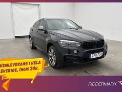 Svart Begagnad 2015 BMW X6 M50 M Sport SUV | 419 800 kr (Marknadspris)
