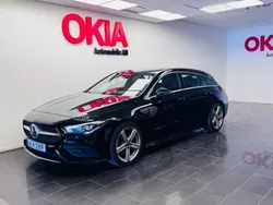 Svart Begagnad 2021 Mercedes CLA200 Shooting Brake AMG Kombi | 249 900 kr (Bra pris)