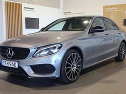 Silver (silver metallic ) Begagnad 2016 Mercedes C220 AMG line Sedan | 199 900 kr (Marknadspris)
