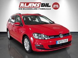 Röd Begagnad 2016 VW Golf VII Kombi | 109 000 kr (Marknadspris)