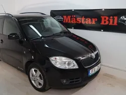 Svart Begagnad 2008 Skoda Fabia Ambiente Kombi | 24 900 kr (Marknadspris)