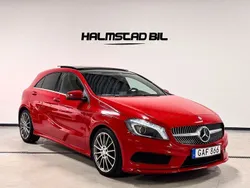 Röd Begagnad 2015 Mercedes A180 AMG line Halvkombi | 139 500 kr