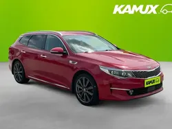Röd Begagnad 2017 Kia Optima Kombi | 173 800 kr (Marknadspris)