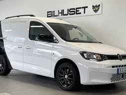 Vit Begagnad 2021 VW Caddy Minibuss | 199 900 kr