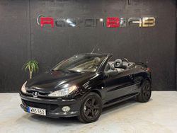 Svart Begagnad 2005 Peugeot 206 CC Cab | 18 000 kr (Marknadspris)