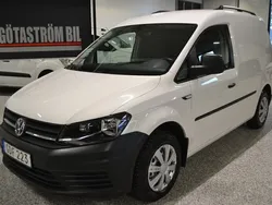 Vit (candywhite med klarlack) Begagnad 2017 VW Caddy Minibuss | 159 000 kr (Marknadspris)