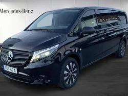 Svart Begagnad 2023 Mercedes e-Vito Minibuss | 399 900 kr