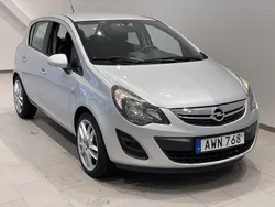 Grå (silver) Begagnad 2014 Opel Corsa Enjoy Halvkombi | 89 900 kr (Marknadspris)