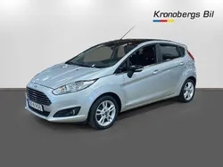 Grå Begagnad 2017 Ford Fiesta Titanium Halvkombi | 79 500 kr (Marknadspris)