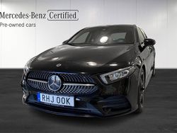 Svart (black) Begagnad 2022 Mercedes A180 AMG Halvkombi | 299 900 kr (Dyr)