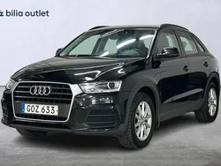 Svart Begagnad 2017 Audi Q3 SUV | 99 900 kr