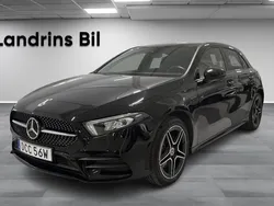 Svart Begagnad 2022 Mercedes A250 AMG line Halvkombi | 319 900 kr (Bra pris)