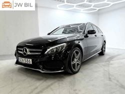 Svart Begagnad 2016 Mercedes C220 AMG line Kombi | 229 900 kr (Marknadspris)