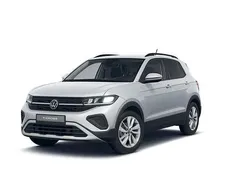 Silver (reflex silver metallic) Ny 2025 VW T-Cross Life SUV | 314 900 kr (Bra pris)