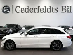 Vit Begagnad 2018 Mercedes C220 AMG Kombi | 299 900 kr (Lite dyr)