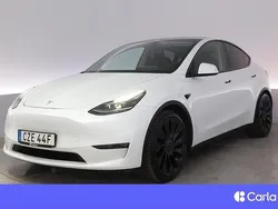 Vit Begagnad 2022 Tesla Model Y Performance SUV | 424 900 kr (Marknadspris)