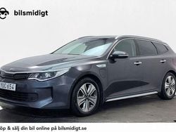 Grå Begagnad 2017 Kia Optima Hybrid 2 Sedan | 164 700 kr (Marknadspris)